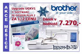 Vyšívací stroj Brother V3 s set plus software za poloviční cenu